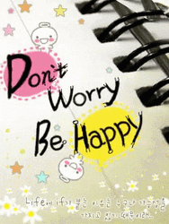 Dont Worry Be Happy Korean Cartoon GIF