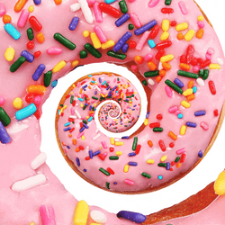 Donut Hypnosis Spiral GIF