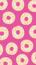 Donut Pattern Background GIF