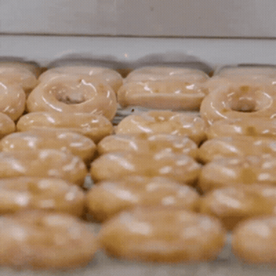 Donuts Sitting On Table GIF