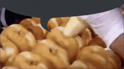Donuts With Speech Bubble GIF