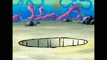 Doodlebob Draw Bowling Ball   GIF