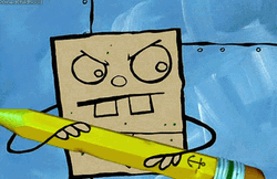 Doodlebob Spongebob Wink Eye GIF