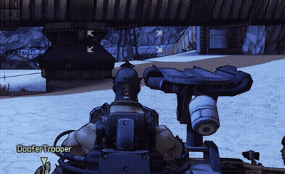 Doofer Trooper Standing In Snow GIF