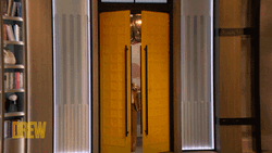 Door Opening Drew Barrymore Grand Entrance GIF