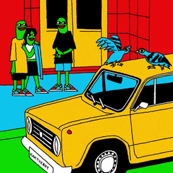 Dope Cartoon Birds Dancing GIF