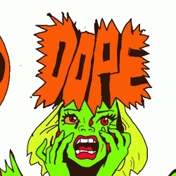 Dope Cartoon Rotating Dope Animation GIF