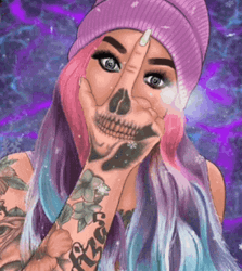 Dope Cartoon Tattoo Creative Design GIF