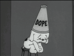 Dope Cartoon Vintage Black And White GIF