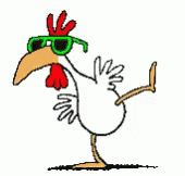 Dope Chicken Dance With Sunglasses GIF