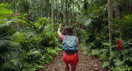 Dora Meme Jumped And Hung Like Tarzan GIF