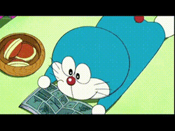 Doraemon Nobita Water Drift GIF