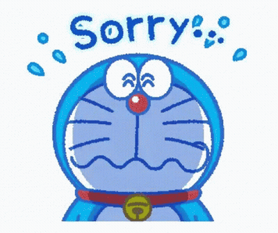 Doraemon Saying Sorry GIF