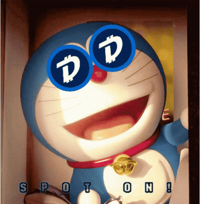 Doraemon With Spot On GIF