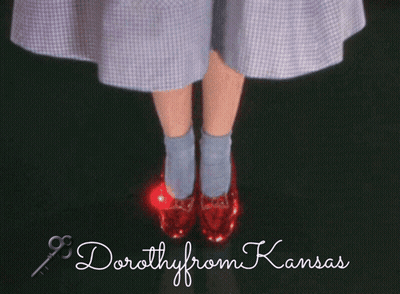Dorothy From Kansas Red Shoes GIF