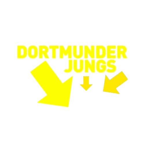 Dortmunder Jungs Down Arrow Sign Sticker