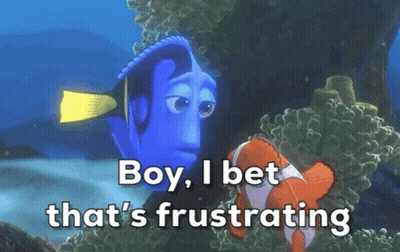 Dory And Clown Fish Boy Frustrating GIF