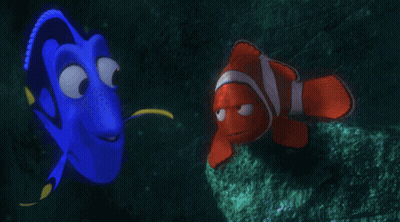 Dory And Clown Fish Boy Frustration GIF