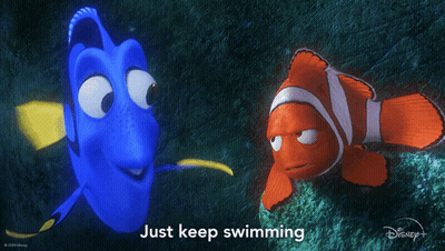 Dory And Clown Fish From Finding Nemo GIF