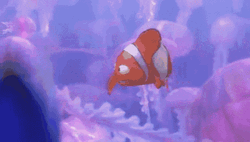 Dory And Nemo Avoiding Jellyfish GIF