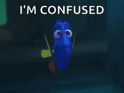 Dory From Finding Nemo Looking At Camera GIF