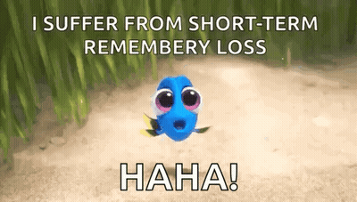 Dory From Finding Nemo Walking on Beach With Quote