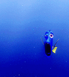 Dory Shouting GIF