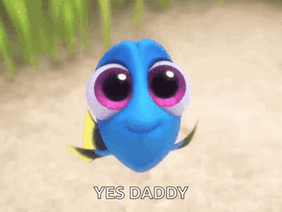 Dory Smiling Saying Yes Daddy GIF