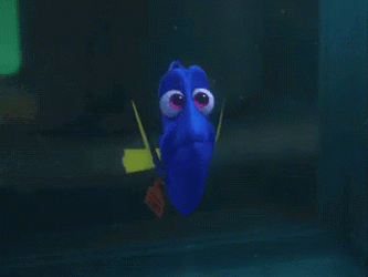 Dory Talking  GIF