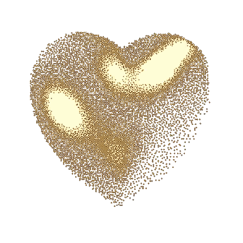 Dot Heart Sticker