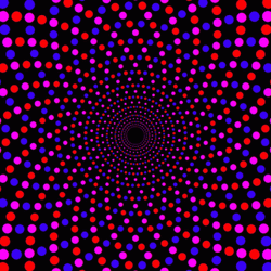 Dot Pattern Illusion GIF
