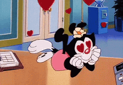 Dot Warner Awooga Heart Eyes Reaction GIF