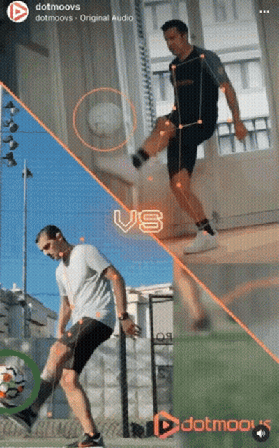 Dotmoovs Man Kicking Ball GIF