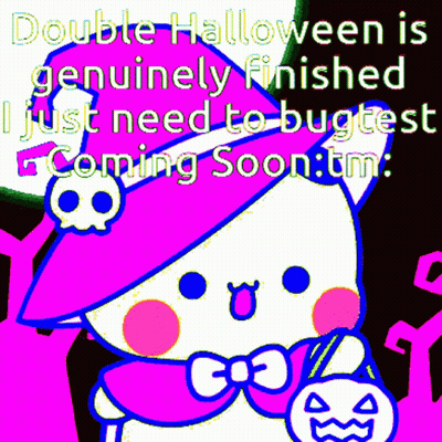 Double Halloween Poster Bugtest Coming Soon GIF