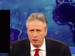 Double Take John Stewart GIF