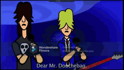 Douchebag Against Band Singing GIF