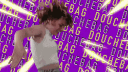 Douchebag Dance Chloe Lilac GIF