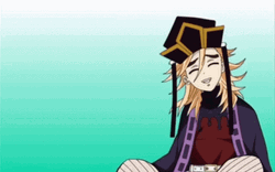 Douma Closed Eyes Talking GIF