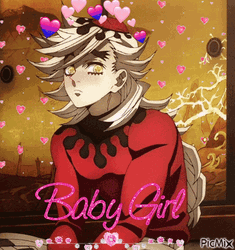 Douma Fan Edit Baby Girl With Hearts GIF