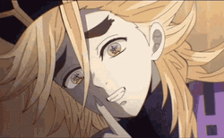 Douma Finger Near His Mouth GIF