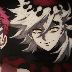 Douma Whispering Akaza GIF