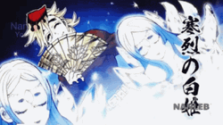 Douma With White Blizzard Princess GIF