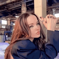 Dove Cameron Zooming In GIF