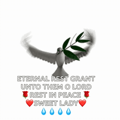 Dove With Eternal Rest Grant Unto Them O Lord Rest In Peace GIF