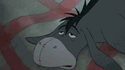 Down Hearted Eeyore GIF