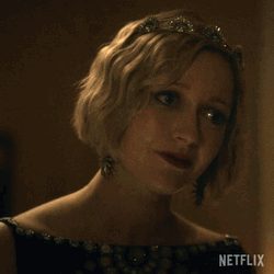 Downton Abbey Series Lily James As Lady Rose Aldridge Shaking My Head GIF