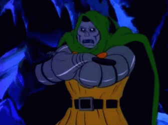 Dr Doom Nodding Head GIF