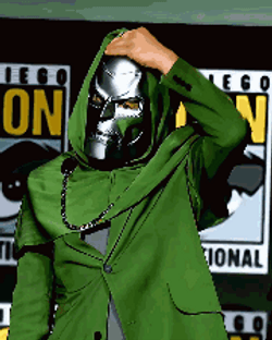 Dr Doom Revealing Robert Downey GIF