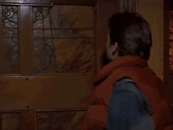 Dr. Emmette Brown Open Door GIF