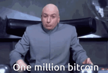 Dr Evil One Million Dollars Bitcoin GIF